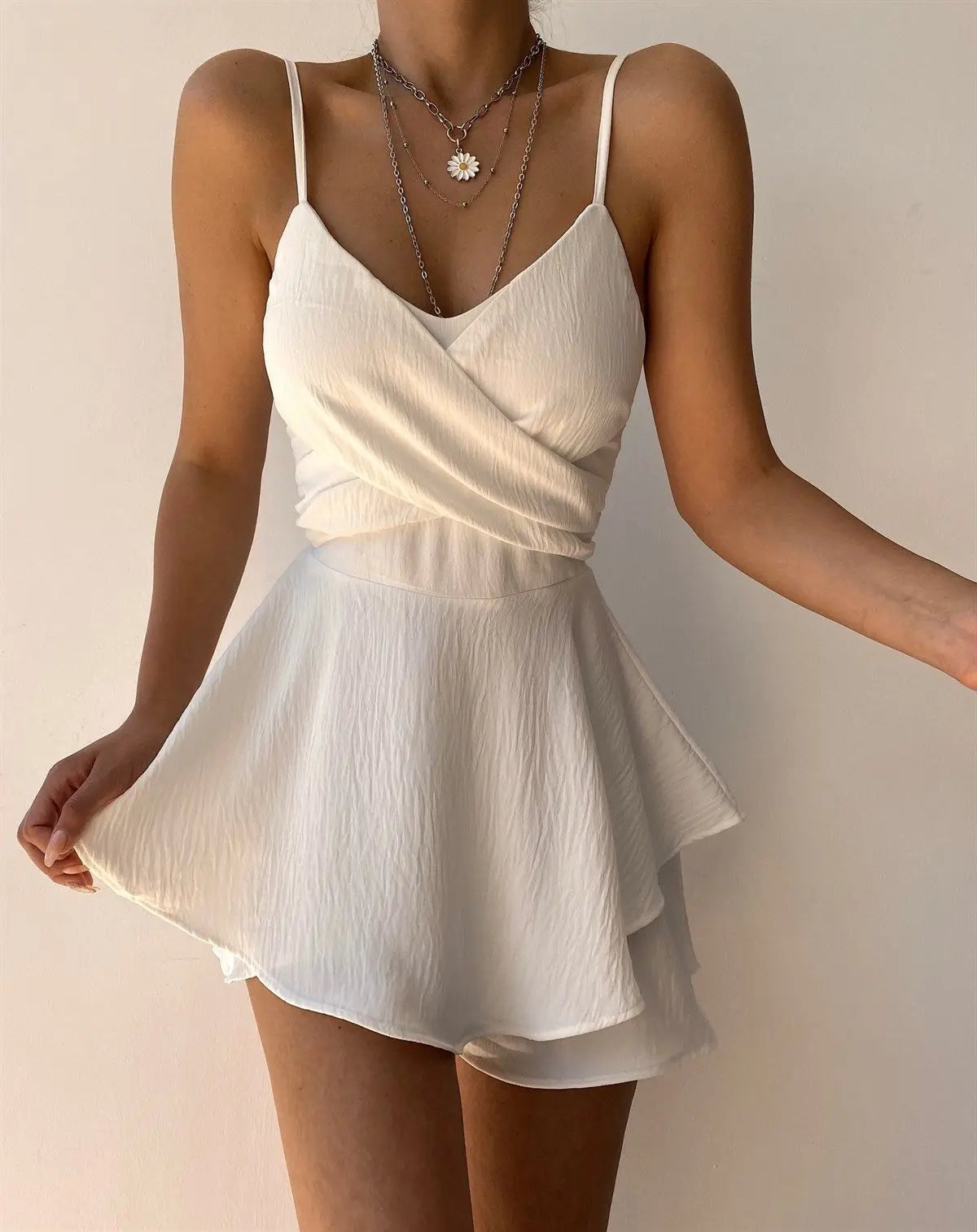 Chic And Affordable Fashion – Shop Now And Save Women's Ruffled Cross Over A-Line Fashion Designer Dresses (Short) Chic And Affordable Fashion – Shop Now And Save Women's Ruffled Cross Over A-Line Fashion Designer Dresses (Short)