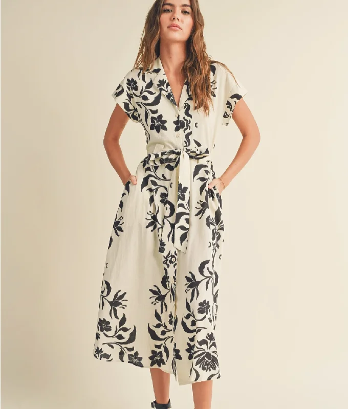 Hurry Before It's Gone D Button Down Flair Dress