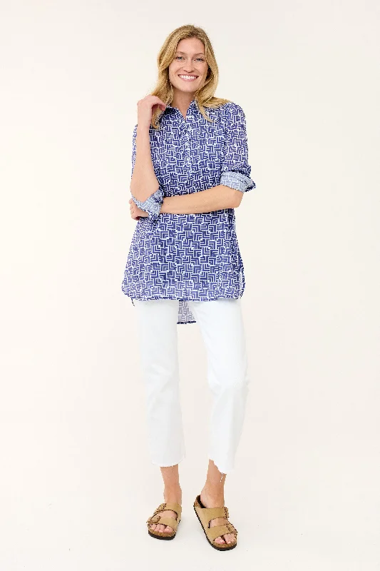 Exclusive Women's Fashion Collection Penny Dress - Skipper Blue Bow
