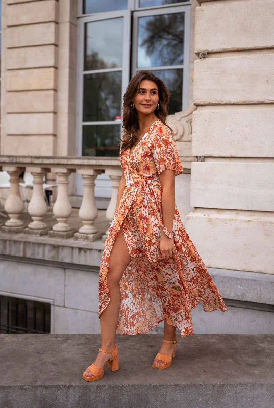 Friday Frenzy – Best Deals Of The Week Orange Floral Leidi Dress