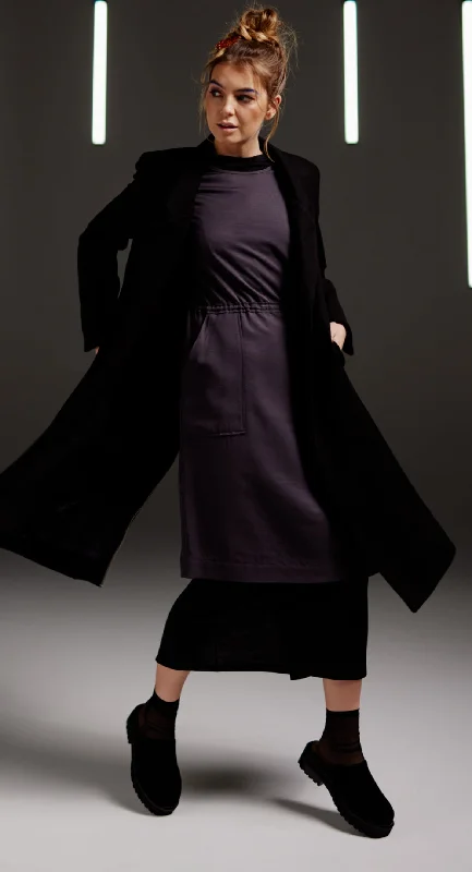 Clothing Woman Nyne Cleo Dress - Charcoal