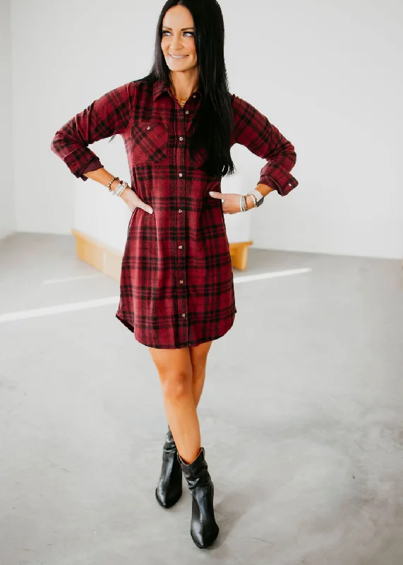 Exclusive Clothing Discounts – Upgrade Your Wardrobe For Less Leslie Plaid Dress