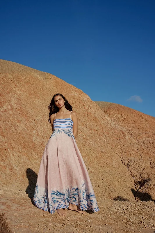 Limited Time Special Offer Aston Studio Rue Dress - Seashell/Iceberg