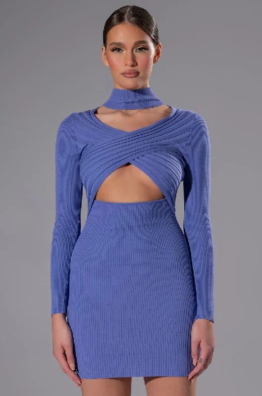 Classic Fashion, Modern Discounts THE GOOD ONE LONG SLEEVE WRAP FRONT DRESS