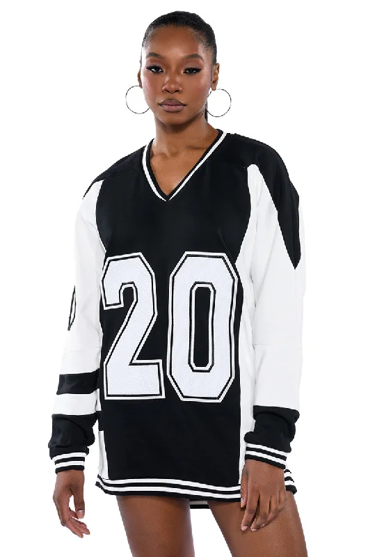 Trendy Women's Wear Collection BLACK VILLAGE FOUNDATION OVERSIZED DRESS