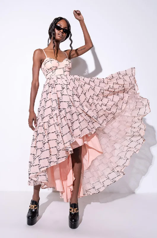 Bold and Elegant Women's Fashion EXCUSE ME MAXI TUBE DRESS