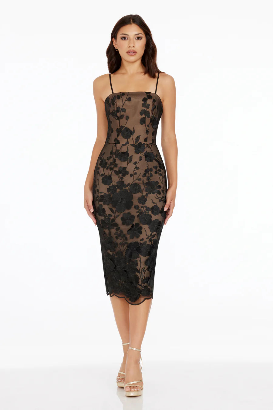 Y2K Nostalgic Fashion Look Dress the Population - Josselyn Dress