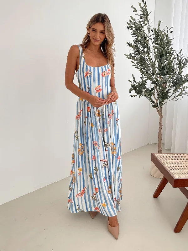Find Your Unique Flair Uhura Dress - Blue Print