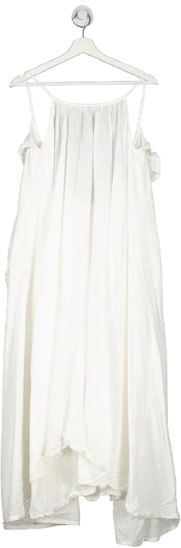 Timeless Classics A Perfect Nomad White 'syros' Dress One Size