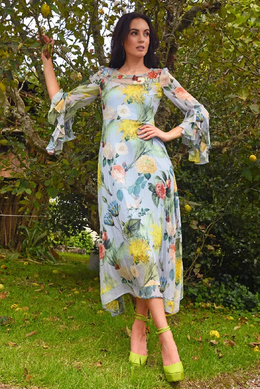 Luxury Style Trelise Cooper Day Dream Believer Dress - Dusty Blue | LW