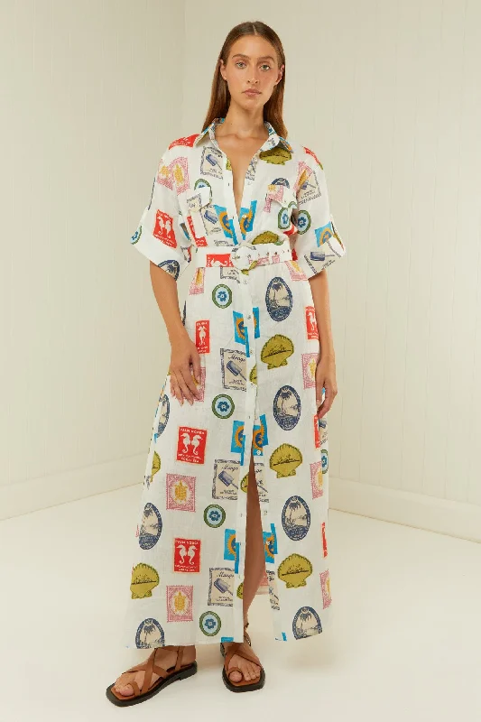 Premium Style Palm Noosa Memento Dress - Holiday Stamp