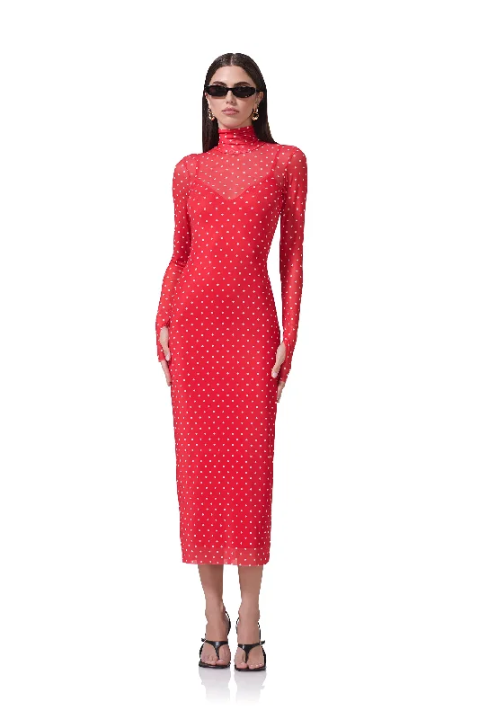 Clothes Women Shailene Dress - Risky Micro Dot