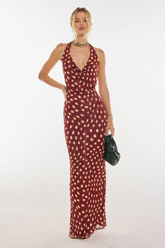 Feminine Grace Fiona Dress in Spice