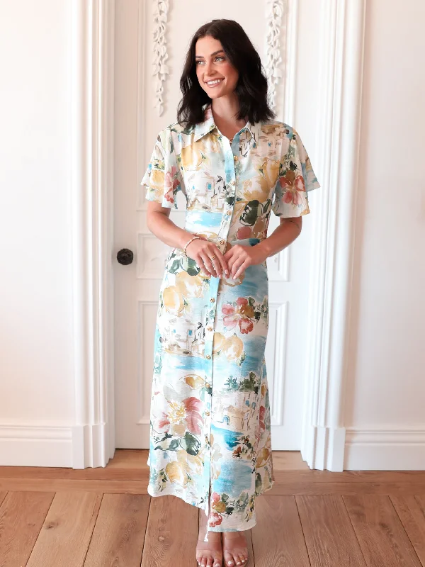 Ends Soon Allomere Dress - Multi Floral