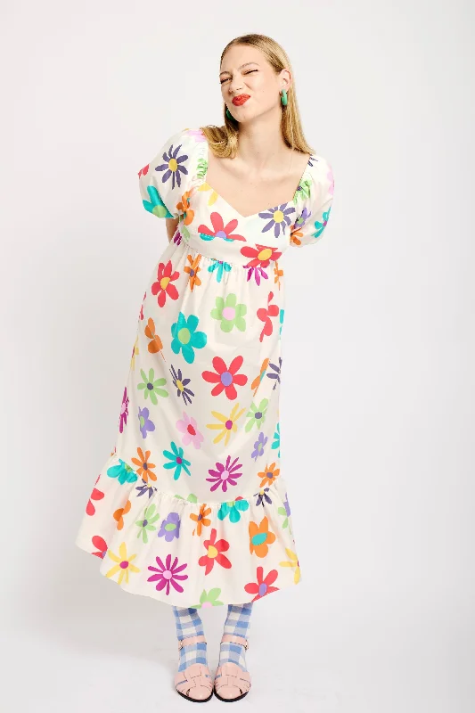 Clearance Event Everyday Dress in Fun Flower