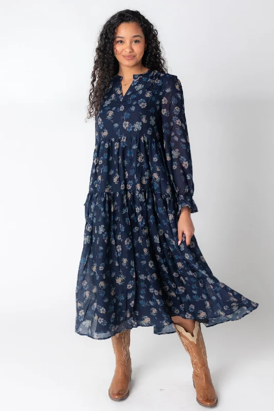 Daily Deals Brass & Roe The Roxi Chiffon Dress