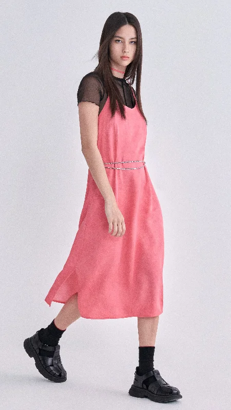 Get The Latest Trends Silk Dress With Belt