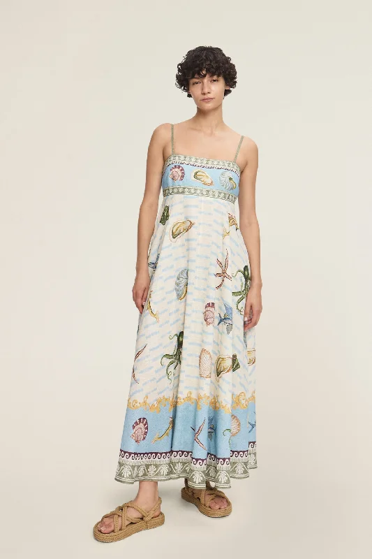 Elegant Simplicity Wardrobe Alémais Bath House Sundress - Multi