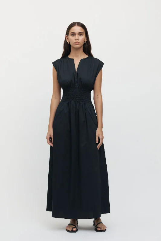 Fashion Forward Marjolaine Shirred Full Dress