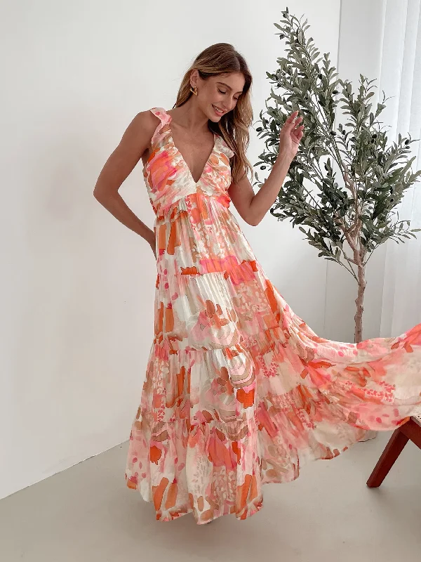 Exclusive Designer Style Deals Mariel Dress - Pink Floral