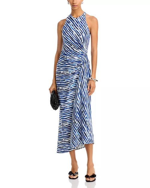 Fashion Forward Ruby Dress - Navy Stripe