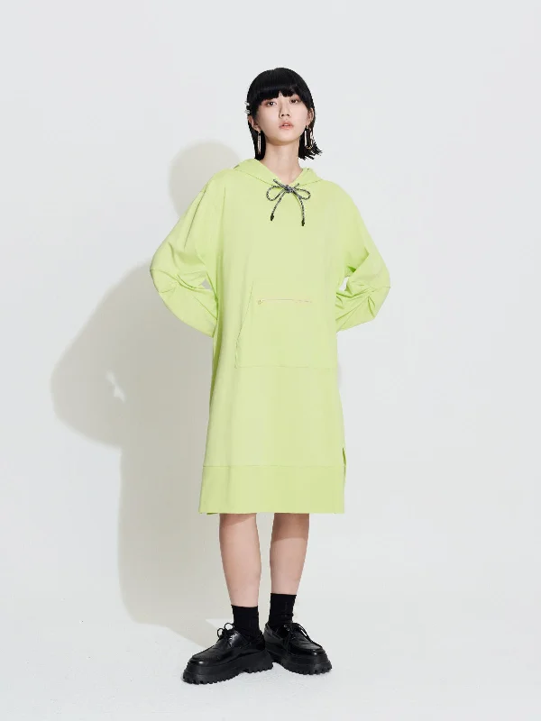 Trendy Outfits For Ladies Oversize Hoody Dress