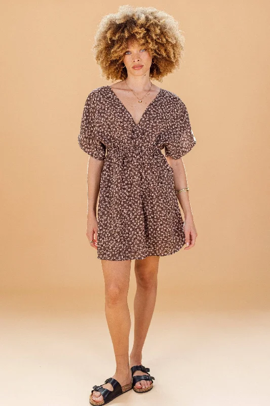 High-End Fashion, Low-End Prices – Don't Miss Out Dress Alicia Brown floral.