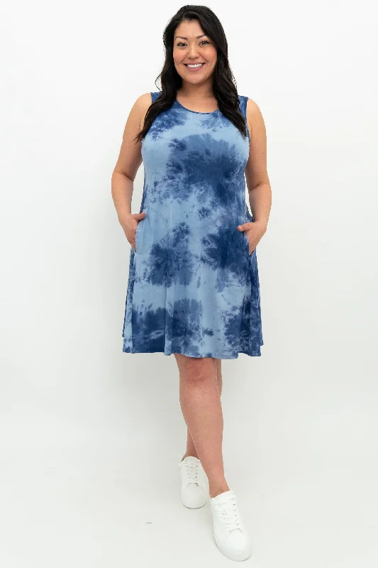 Limited Styles Willow Dress, Tie Dye, Bamboo