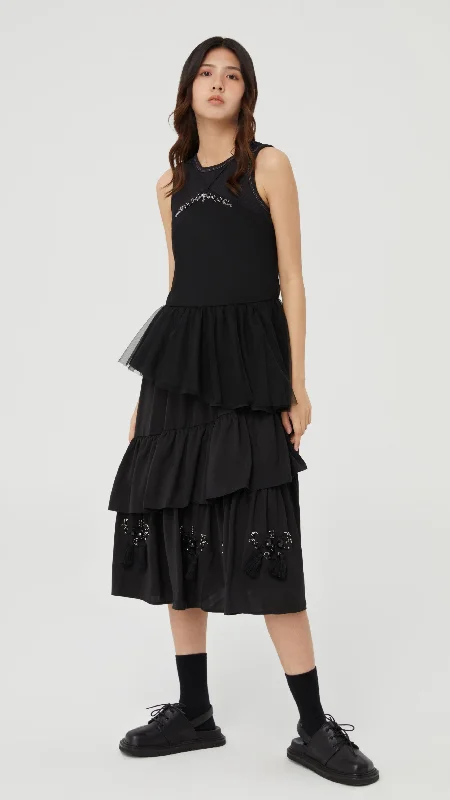 Final Clearance Layered Dress with Breedings
