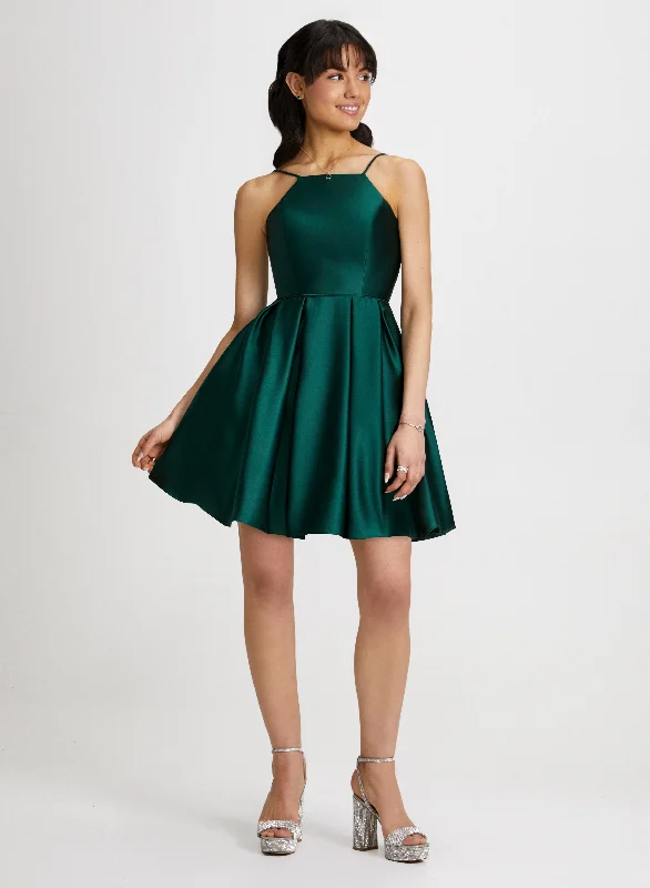 Seasonal Trends Geometric Collar Dress