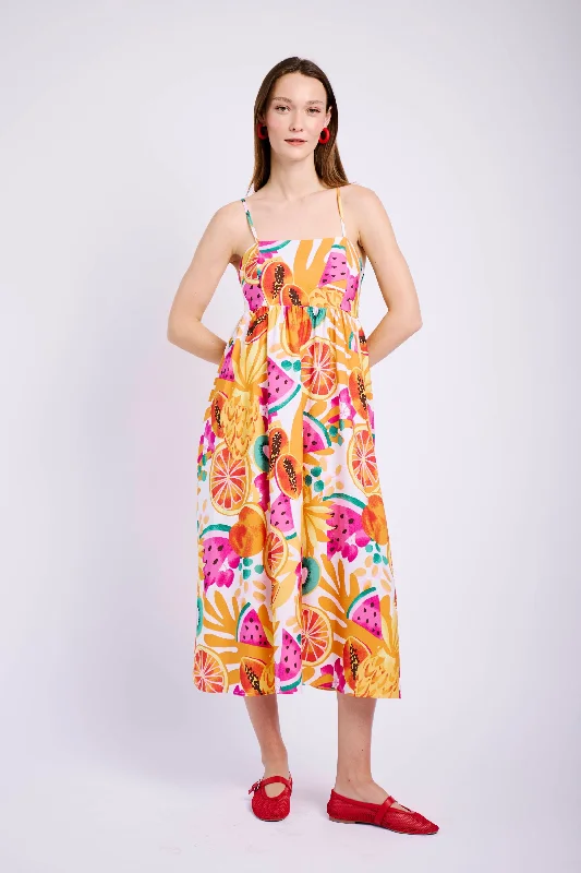 Clothes For Women Babydoll Sundress in Fruit salad