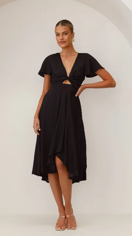 Chic Trends Unveiled Sunny Daze Dress - Black
