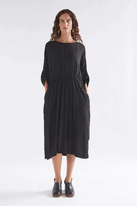 Fashionable Women's Outfit Blic Metallic Dress