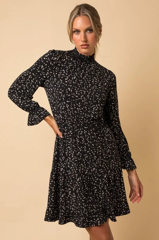 Top Picks At Markdown Prices Printed Mock Dress