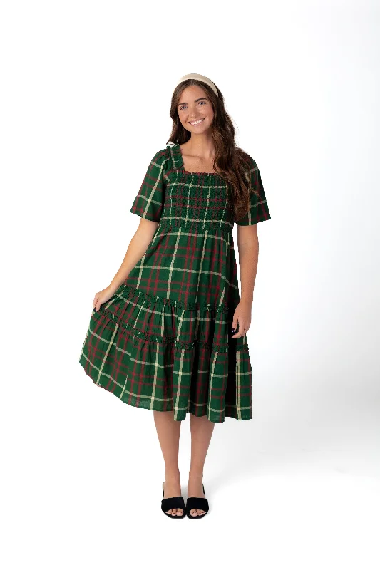 Chic Trends Unveiled Citrus Reese Plaid Dress