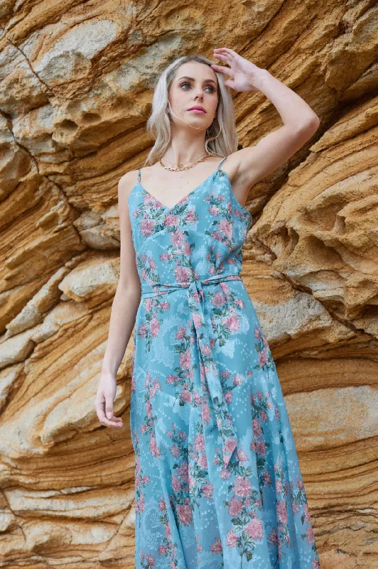 Exclusive Women's Fashion Collection Drama the Label Demi Dress - Atlantis