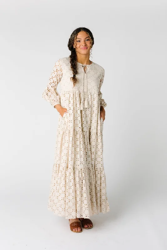 Casual Fashion Citrus Nila Eyelet Dress