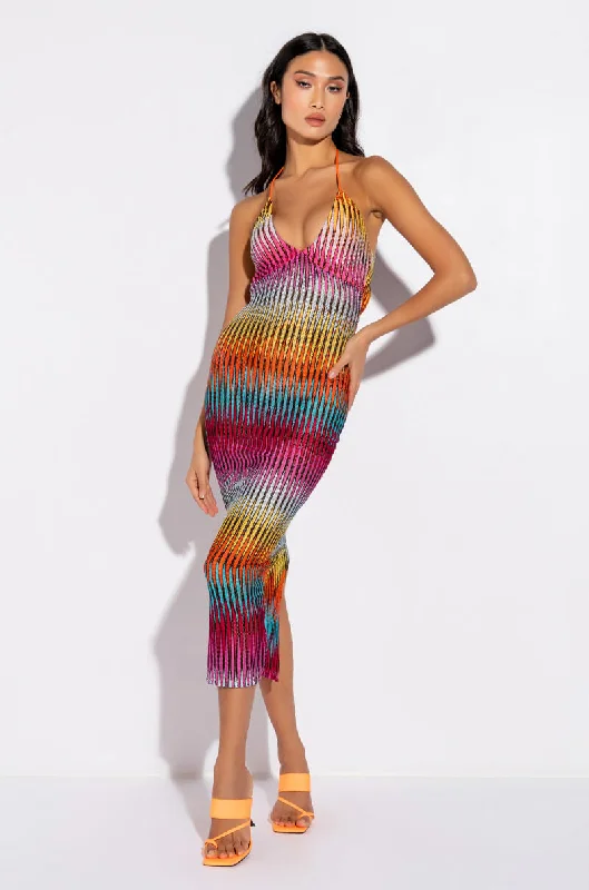 High-Quality Fashion At Discounted Prices – Shop Today COME OVER MAXI HALTER TOP DRESS