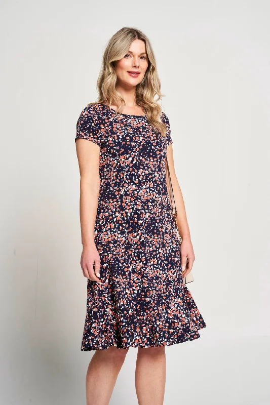 End-Of-Week Clearance Event Saloos Knee Length Frilled Hem Dress