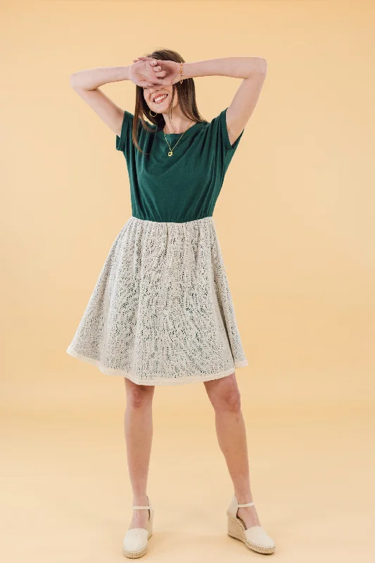 Casual Yet Chic Sales Dress Annie Pine Green