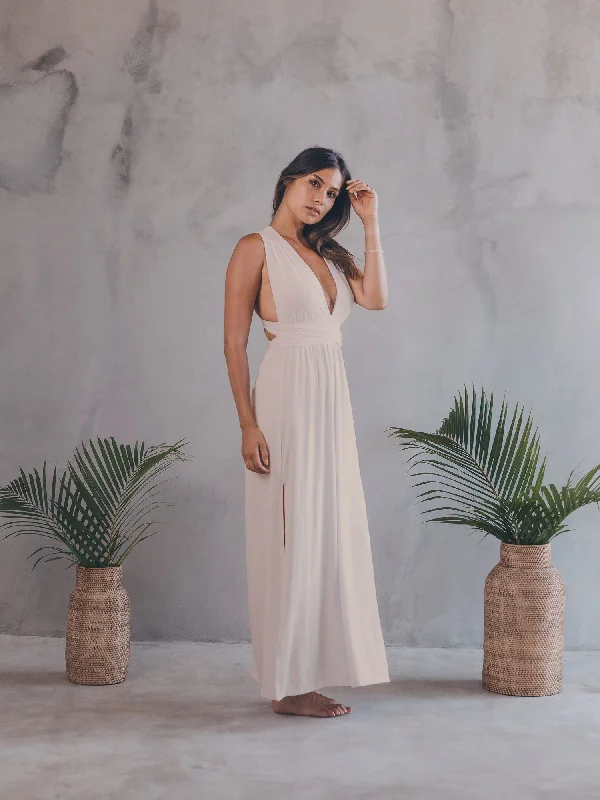 Limited Time Deal Aurora Infinity Dress - Sandy Pearl