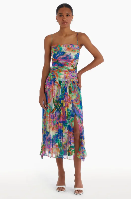Wardrobe Essentials Lumiere Dress - Fleetwood Print