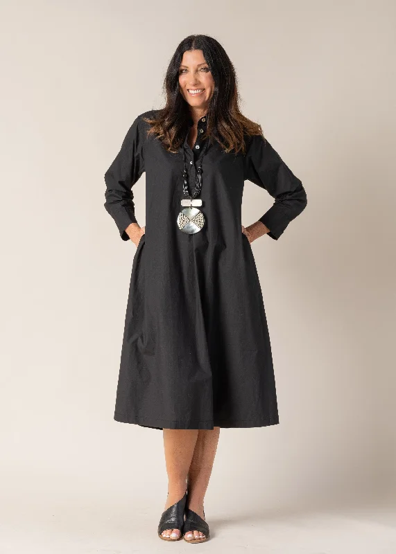 Seasonal Women's Fashion Trends Lolita Cotton Dress in Onyx