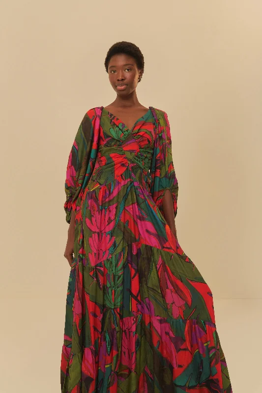 Hot Sale FARM DECOTE FOLHA DRESS
