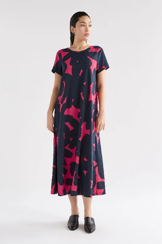 Day-To-Night Styles Haki Dress Tera Print