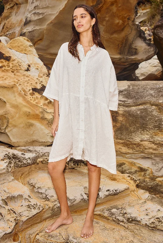 Women's Fashion Clothes Dolly Linen Dress