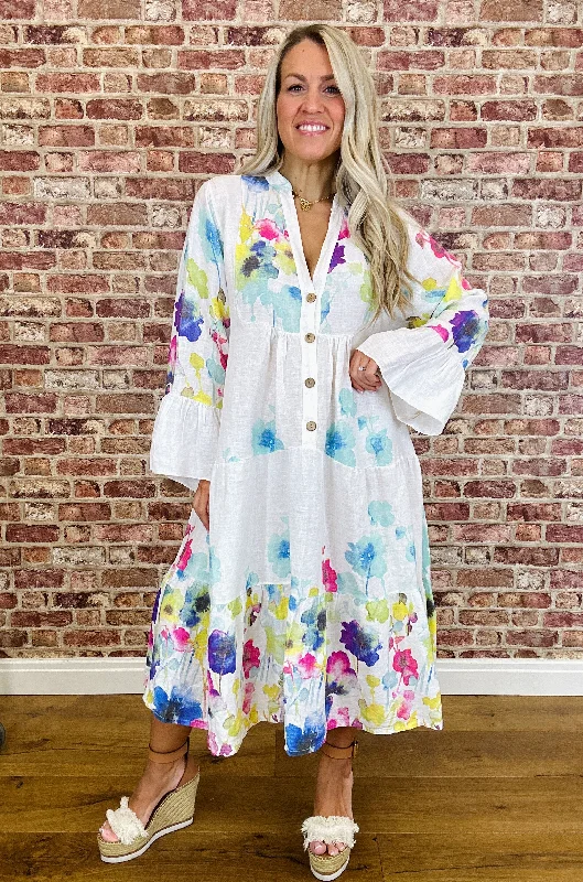 The Fashion Sale You've Been Waiting For Is Here Gardenia Italian Linen Dress