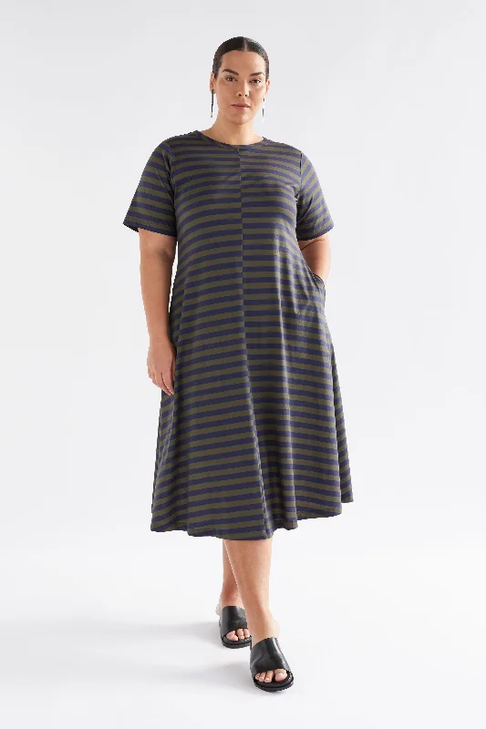 New Arrivals Dega Stripe Jersey Dress