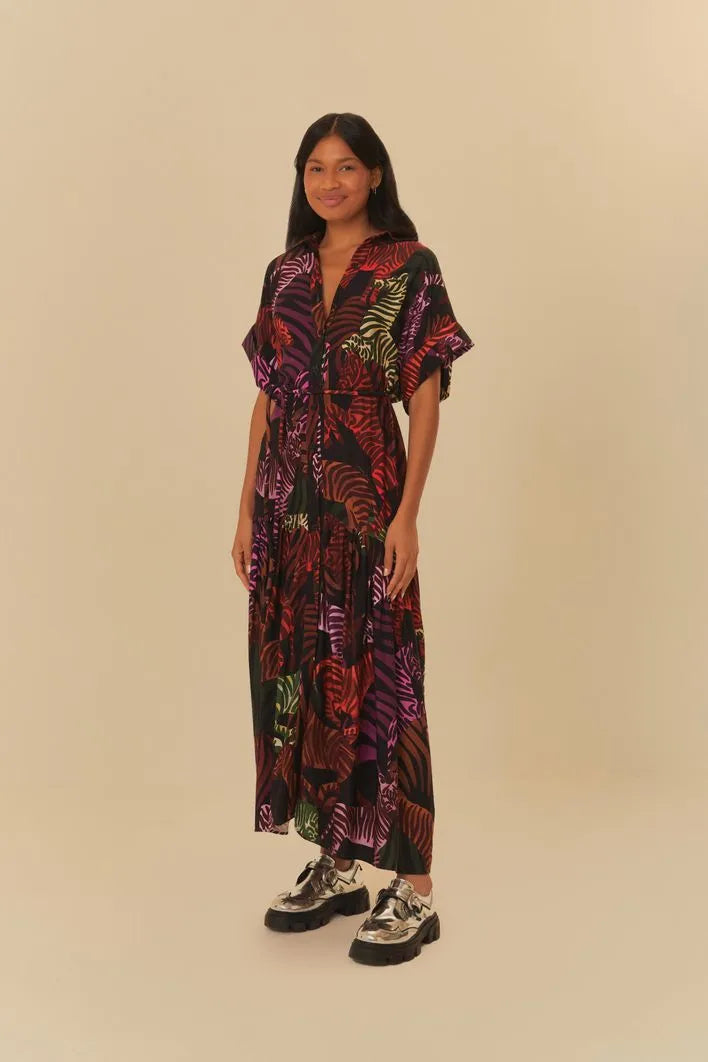 Casual Attire For Women FARM CROPPED ZEBRAS DRESS