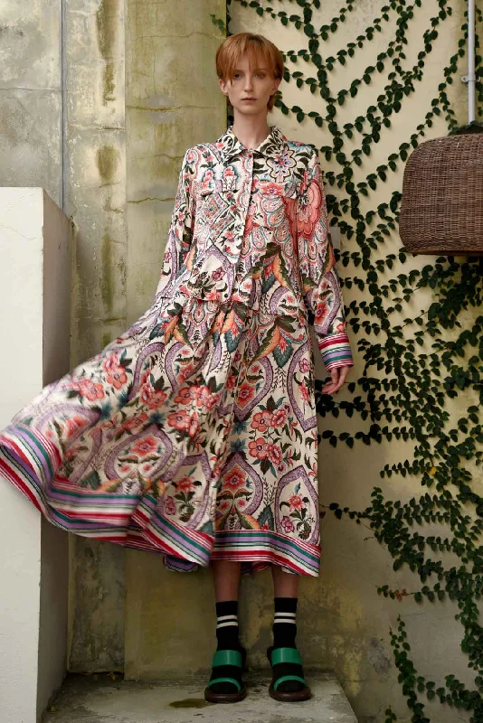 Women's Comfy Attire For Lounging Cooper by Trelise Cooper Two and Two Together Dress - Multi Paisley Floral